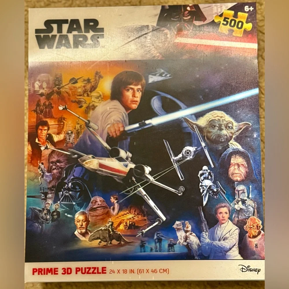 Star Wars Puzzle - Blue, Black, White, Red